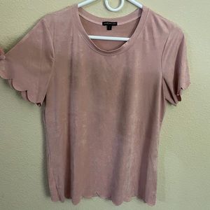 Suede top